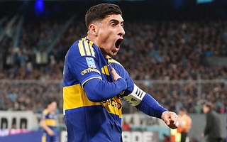 Boca se despertó a tiempo y rescató un empate ante Racing
