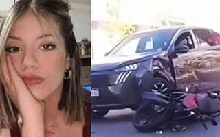Piden cadena de oración por una joven motociclista que está grave tras un choque