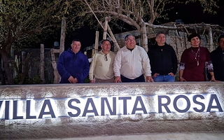 Ullum inauguró obras de urbanización en Villa Santa Rosa 
