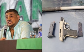 Detuvieron a un líder de la UOM: llevaba pistolas, cuchillos y un bate