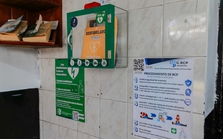San Juan sumó desfibriladores y capacitó a agentes para crear espacios cardioprotegidos