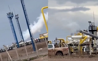 Así fue el escape de gas que causó dos muertes en Vaca Muerta