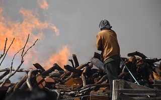 Incendio en Pocito: 10 familias perdieron sus viviendas y analizan cómo asistirlas