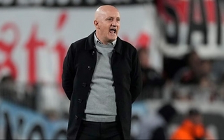 El DT de Independiente Santa Fe habló dejó una contundente frase tras eliminar a River