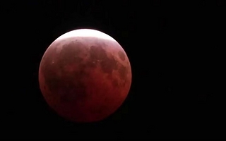 La Luna de sangre sorprendió al mundo: así se vio el eclipse lunar