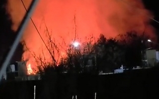 Preocupación en Rawson por un incendio de pastizales cerca de Calle 5