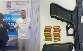 Detuvieron a Callejero Fino: iba en una camioneta sin patente y con un arma