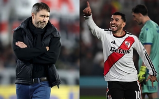 Correa le dedicó el triunfo de River a Coudet: “La estará pasando mal”