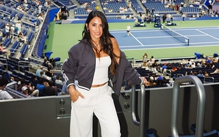 Antonela Roccuzzo sorprendió con su visita al US Open y se encontró con una campeona