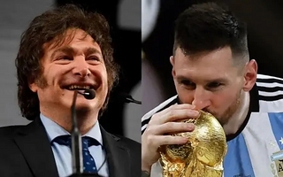 El mensaje de Milei para Messi tras su retiro: "Hombre imposible"