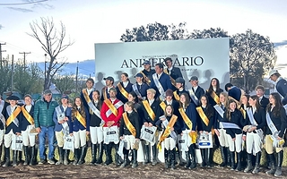 Juan Bautista Jaled ganó el Gran Premio Aniversario en el Campeonato de Hípica