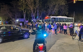 Vecinos de Alto de Sierra cortaron la Libertador por la inseguridad