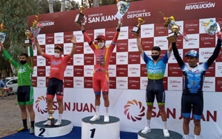 Comenzó con éxito la temporada del ciclismo sanjuanino