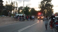 Fuerte accidente en San Martín: hay ocho heridos 