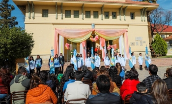 Con obras y actos, una escuela de Jáchal celebró sus 108 años de trayectoria