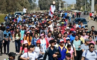 Miles de jóvenes peregrinarán en San Juan hacia Ceferino Namuncurá