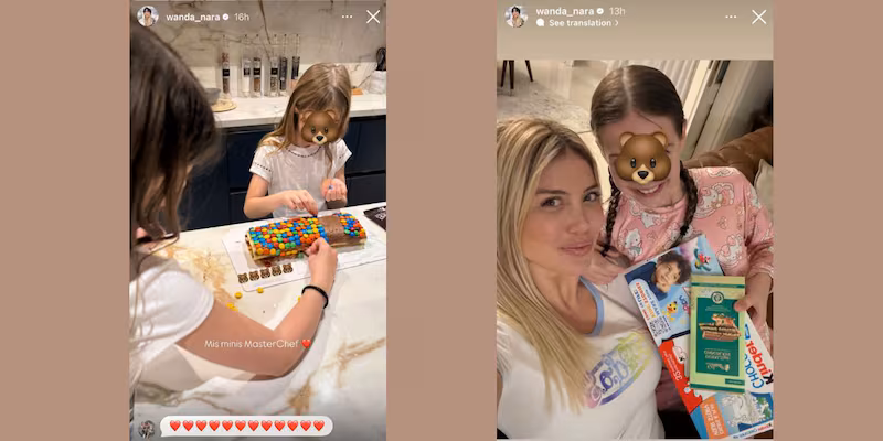 Wanda Nara regresó y mostró su reencuentro familiar