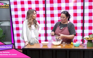 Cocinera sanjuanina mostró la receta para hacer tus propias galletas craqueladas de limón
