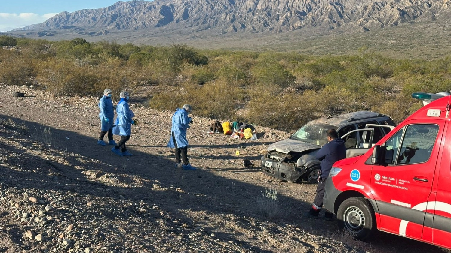 Vuelco y muerte en Ruta 40: identificaron a la mujer que falleció