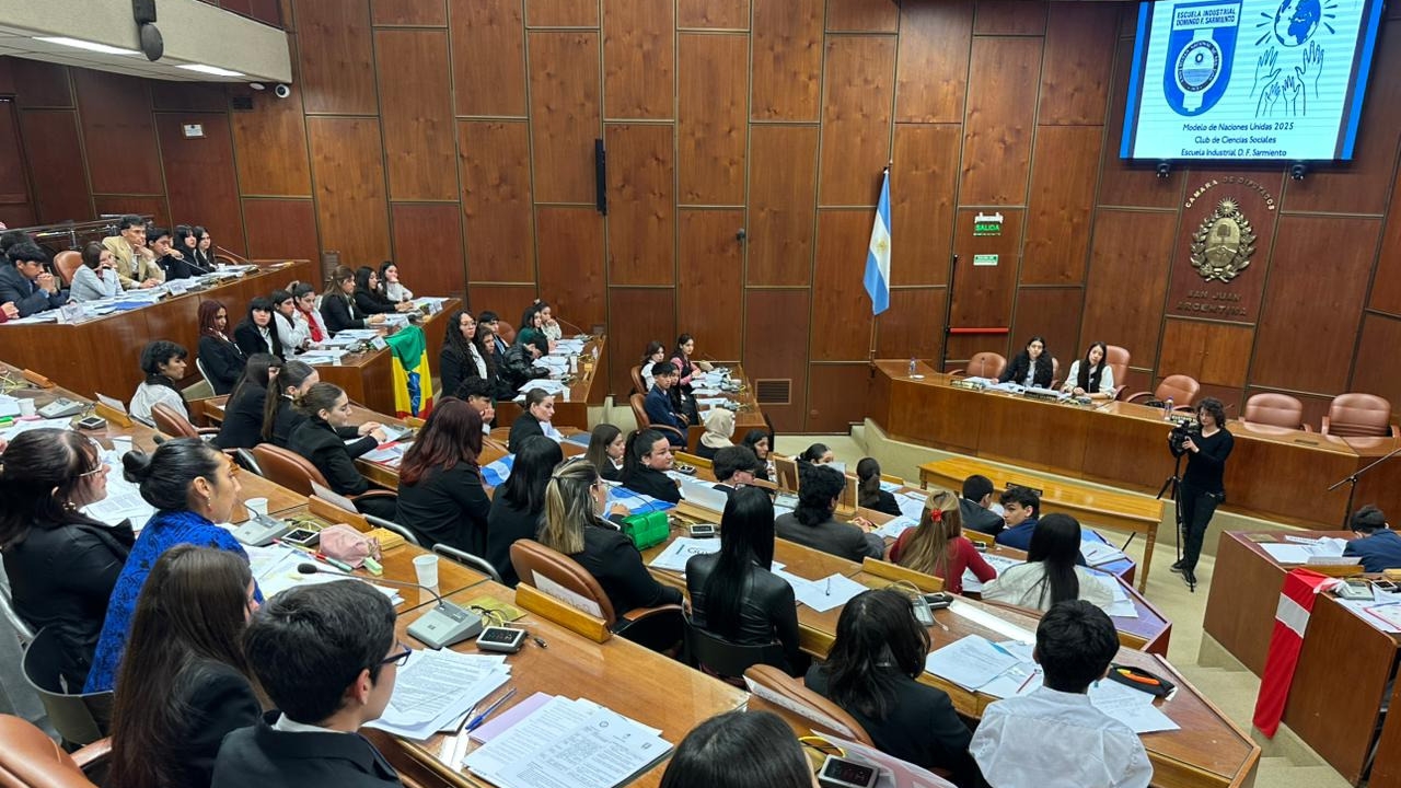 El modelo fue llevado adelante por la Escuela Industrial. FOTO: Sergio Leiva//DIARIO HUARPE