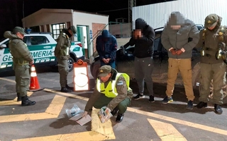 Gendarmería secuestró más 1,5 kilos de cocaína en San Carlos