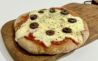 Receta de pizza saludable con harina integral