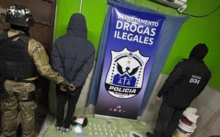 Allanamiento en barrio La Estación terminó con un detenido y el secuestro de más de 1.7 kg de drogas