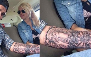 Mauro Icardi tapó sus tatuajes de Wanda Nara