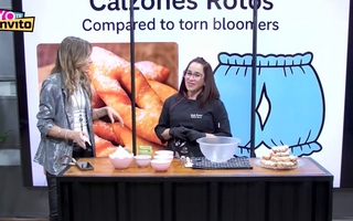 Cocinera compartió la receta para preparar calzones rotos