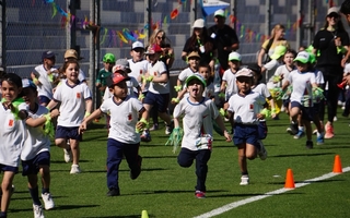 Más de 2.000 niños participaron de la Maratón de Nivel Inicial en San Juan