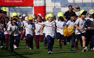 Las mejores fotos de la Maratón del Nivel Inicial en el Estadio del Bicentenario