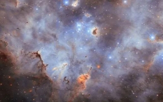 El Telescopio Espacial Hubble mostró un cúmulo de nubes a 160.000 años luz