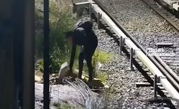 Ladrón casi electrocutado fue detenido al intentar robar cables en el tren Mitre