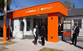 Orrego inauguró un nuevo Centro de Atención Primaria de la Salud en La Chimbera