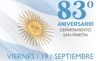 San Martín celebra su aniversario con un desfile cívico-militar