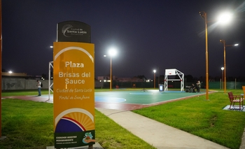 Tras siete años como un baldío, se inauguró un polideportivo en el barrio Brisas del Sauce 