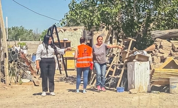 Pocito ayudó a una familia que perdió su casa por un derrumbe