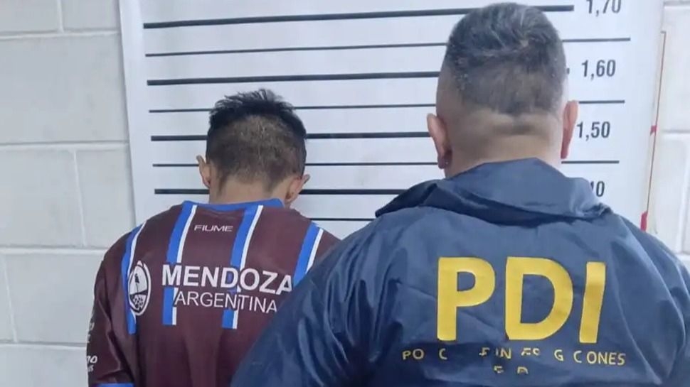 El hombre fue detenido por la Policía mendocina. (Foto: gentileza ElSol de Mendoza).