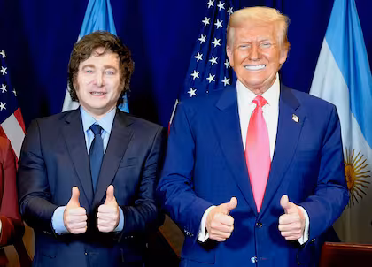 Javier Milei y su comitiva viajaron a Nueva York para un encuentro con Trump