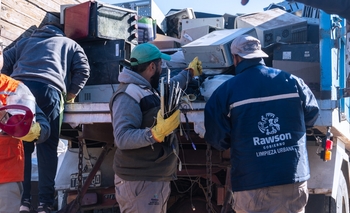 Rawson recolectó casi tres toneladas de residuos electrónicos y prepara nuevas jornadas