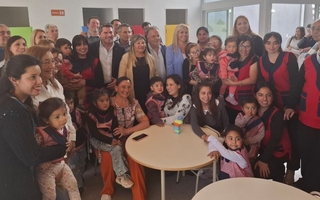 Orrego inauguró un CDI en Tamberías y encabezó un operativo provincial