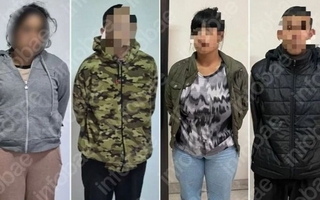 Los 4 sospechosos del triple femicidio evitaron responder preguntas ante el fiscal
