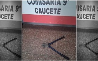 Un menor, conocido en el ambiente delictual, fue capturado con herramientas para un robo