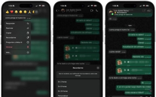 WhatsApp añade recordatorios en chats