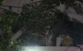 Tres personas fueron trasladadas al hospital tras el fuerte viento en San Juan