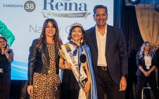 Nancy Lina Ceja fue elegida Reina Departamental de Personas Mayores de Pocito 2025