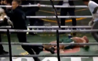 Escándalo en exhibición: la agresión que recibió una estrella de UFC en medio de una batalla campal