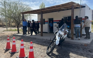 Tras robos en Zonda, inauguraron la garita de Villa Tacú e instalarán cámaras de seguridad