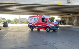 Murió el hombre que se arrojó de un puente de Ruta 40