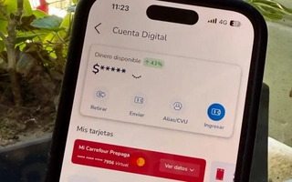 Carrefour lanza billetera virtual con tasa del 43%